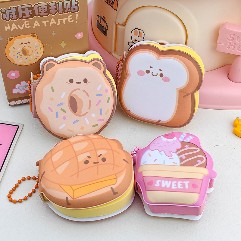 Karikatūras stila lipīgo piezīmju grāmatiņa stresa mazināšanai ar īpašiem formu motīviem skolēniem