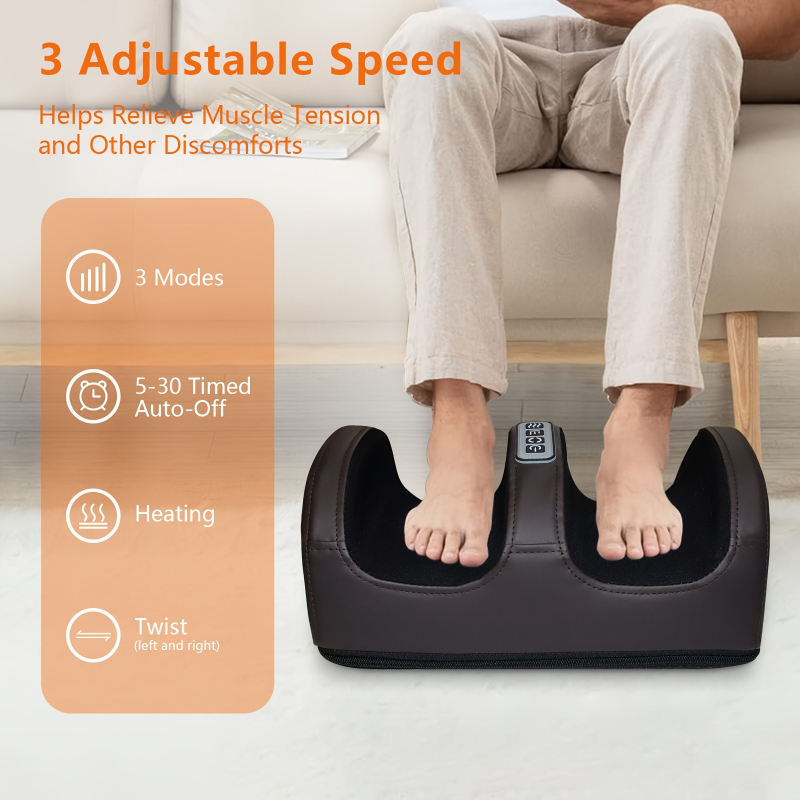 Sada masážnych chodidiel s 3D masážnou hlavou a vykurovaním, USB napájanie