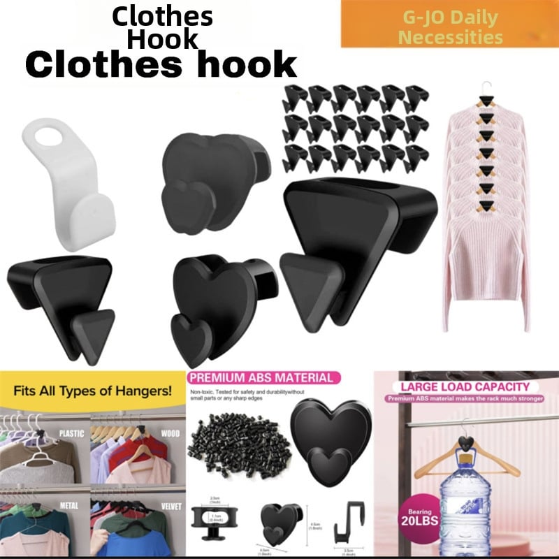 PP jednorázový háčik na vešanie do skrine, spojovací háčik, nosnosť 15 kg, moderný minimalistický dizajn, 1 ks