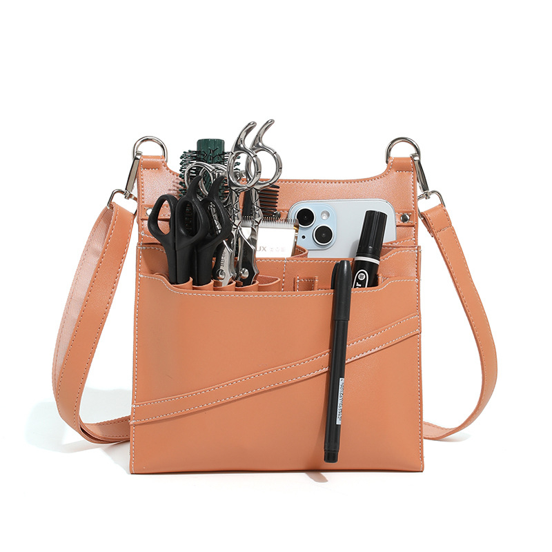 Taška na nástroje na kaderníctvo s kapsou na nožnice, model YH-0005, profesionálny organizér pre kaderníkov (batoh a pásová taška)