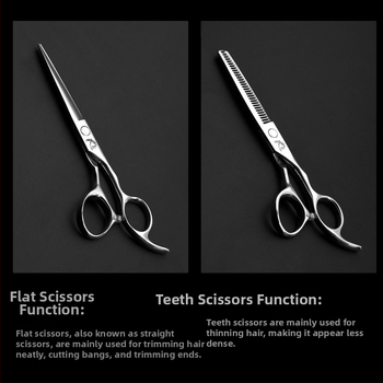 440C profesionálne nožnice na vlasy, čepeľ tvaru listu vrby, texturujúce nožnice