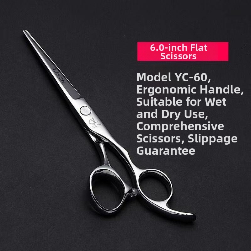 440C profesionálne nožnice na vlasy, čepeľ tvaru listu vrby, texturujúce nožnice