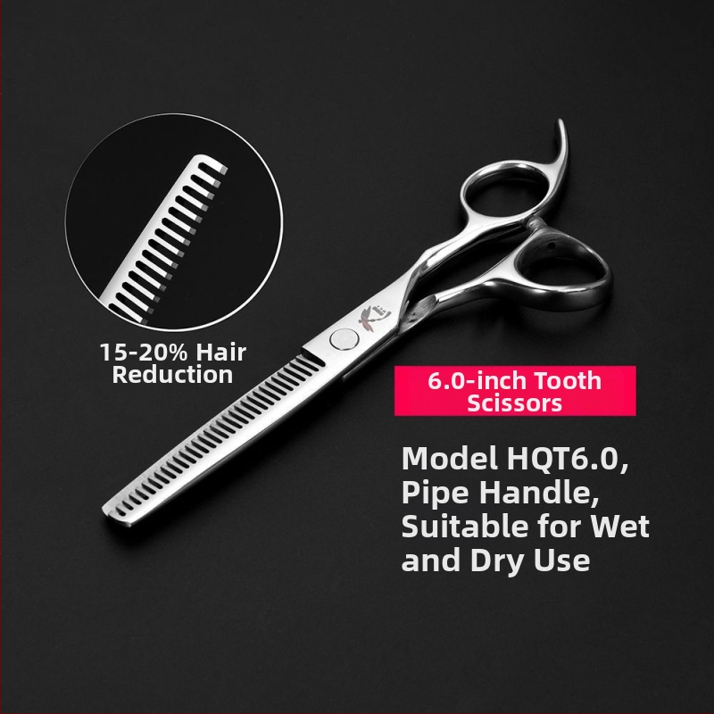 440C profesionálne nožnice na vlasy, čepeľ tvaru listu vrby, texturujúce nožnice