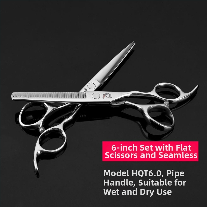 440C profesionálne nožnice na vlasy, čepeľ tvaru listu vrby, texturujúce nožnice