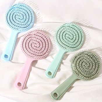 Hrebene na vlasy s dutým dizajnom lízanky (Značka Beautichen; Materiál: Plast)