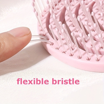 Hrebene na vlasy s dutým dizajnom lízanky (Značka Beautichen; Materiál: Plast)