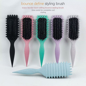 Kefa na definovanie kučier – ABS materiál, kučeravá kefа, Color ode