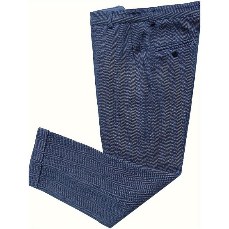 Pánsky pracovný kostým, nehorľavý corduroy s ľanovou látkou, administratívno-súdna uniforma, jar 2025