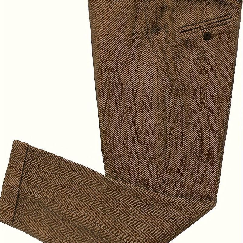 Pánsky pracovný kostým, nehorľavý corduroy s ľanovou látkou, administratívno-súdna uniforma, jar 2025