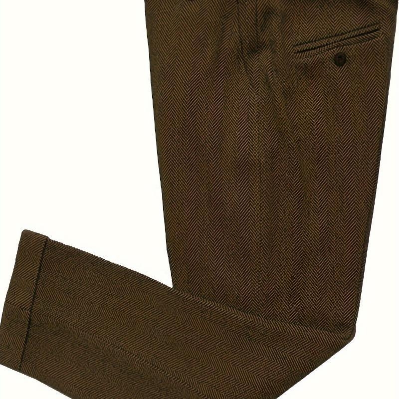 Pánsky pracovný kostým, nehorľavý corduroy s ľanovou látkou, administratívno-súdna uniforma, jar 2025