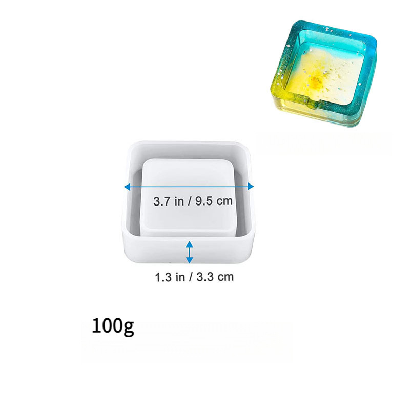 Silikónová forma na popolník pre drip-glue remeslá – Jubao Pen, model Oth-023, materiál: silikón, štýl: moderný minimalistický