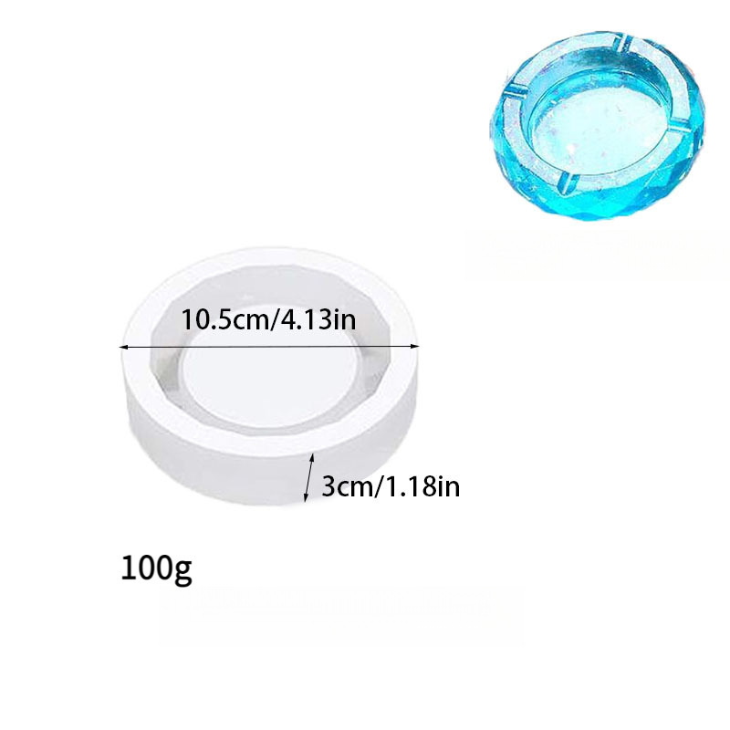 Silikónová forma na popolník pre drip-glue remeslá – Jubao Pen, model Oth-023, materiál: silikón, štýl: moderný minimalistický