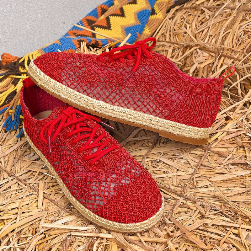 Ženske fisherman cipele, PU gornji dio, okrugli vrh, prednje vezanje na pertle, nizak ravni potplat 1–3 cm, gumeni đon