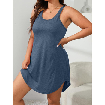 Рокля с халтер и открит гръб; 100% медно-амонова влакна платно; пролетно облекло