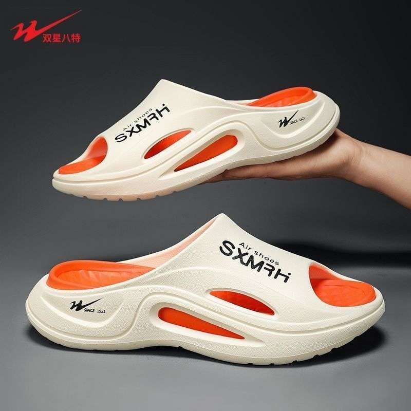 Pánske papuče s EVA vrchnou časťou a EVA podrážkou, športový štýl