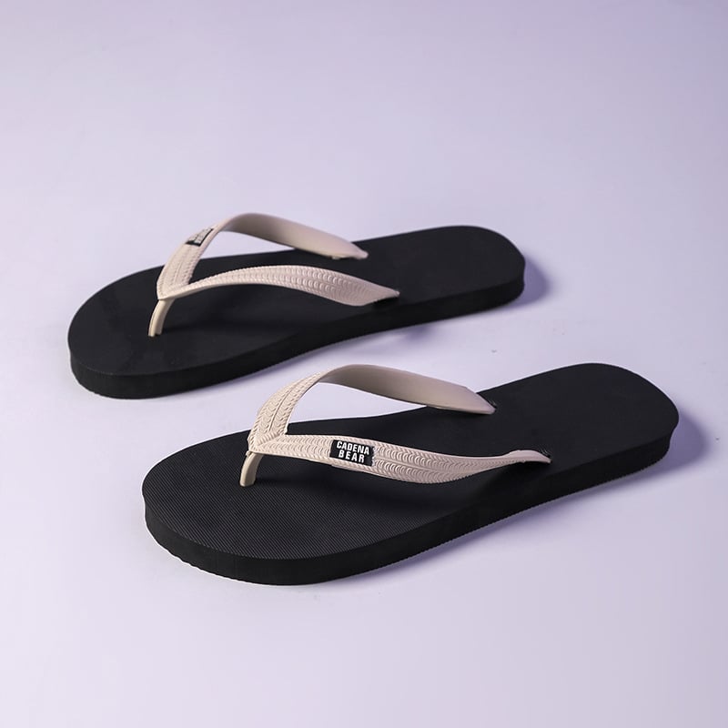 Pánske EVA flip-flopy – protišmykové, priedušné, retro hrubá podrážka, otvorený prst, na pláž