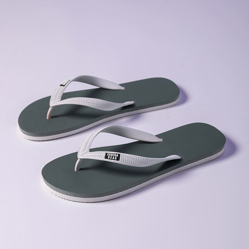 Pánske EVA flip-flopy – protišmykové, priedušné, retro hrubá podrážka, otvorený prst, na pláž