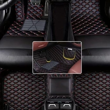 Δερμάτινο χαλάκι αυτοκινήτου για ειδικό όχημα — Qiutu, με εκτύπωση λογότυπου, προσαρμογή, Μοντέλο: Haval Big Dog