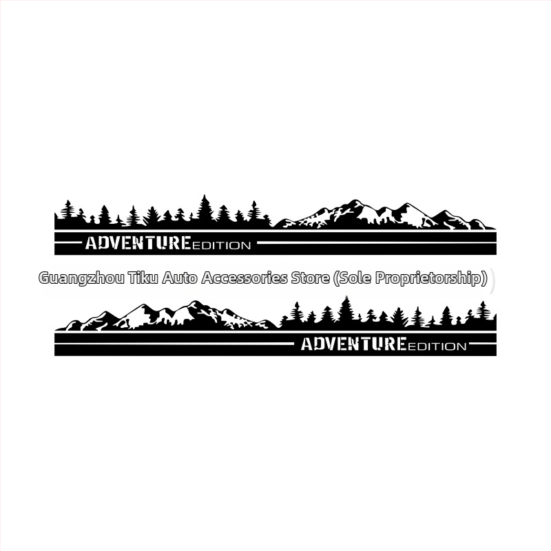 Samolepiaca nálepka na karosériu auta – bočný prah (side skirt), kód K-661, samolepiaca, prispôsobenie na objednávku