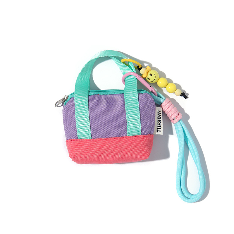 Atslēgu maciņš – audums, ielas stils, universāls, ikdienas lietošanai, oderējums no auduma