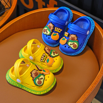 Sandale Crocs-style pentru copii, din EVA, unisex, pentru vârste 1–3 și 4–6 ani, partea superioară EVA, lansare primăvara 2025