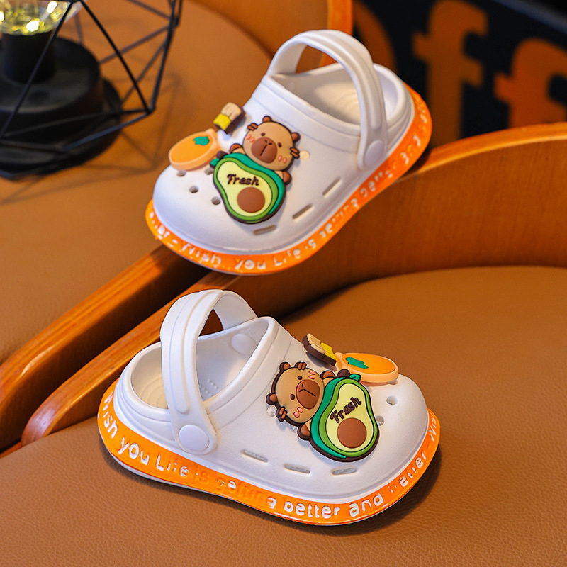 Sandale Crocs-style pentru copii, din EVA, unisex, pentru vârste 1–3 și 4–6 ani, partea superioară EVA, lansare primăvara 2025