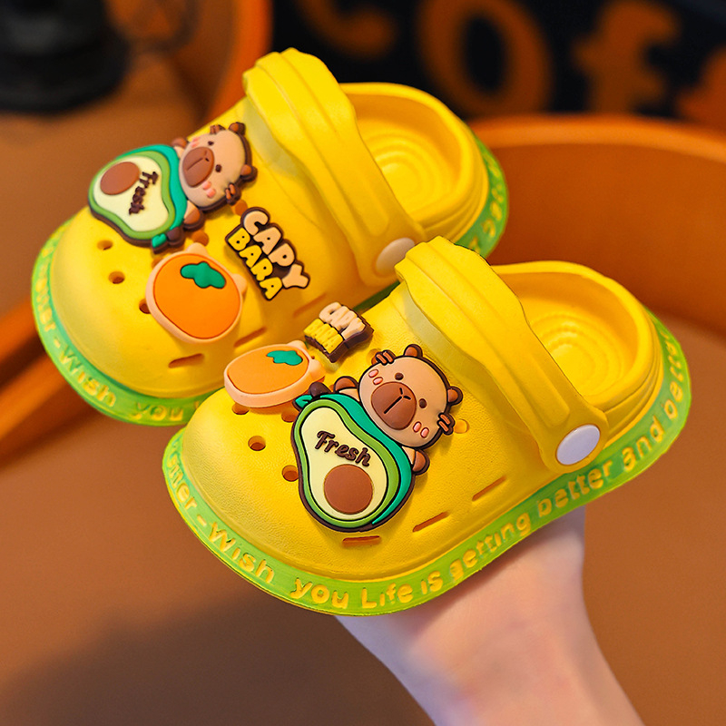 Sandale Crocs-style pentru copii, din EVA, unisex, pentru vârste 1–3 și 4–6 ani, partea superioară EVA, lansare primăvara 2025