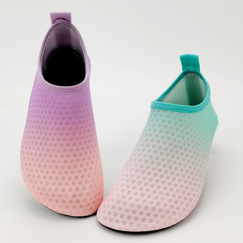 Unisex παπούτσια νερού για την παραλία με αντιολισθητική μαλακή σόλα, διαπνέον επάνω μέρος από ελαστικό υλικό, γρήγορο στέγνωμα, σόλα TPR
