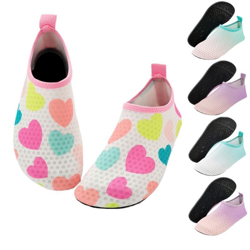 Unisex παπούτσια νερού για την παραλία με αντιολισθητική μαλακή σόλα, διαπνέον επάνω μέρος από ελαστικό υλικό, γρήγορο στέγνωμα, σόλα TPR