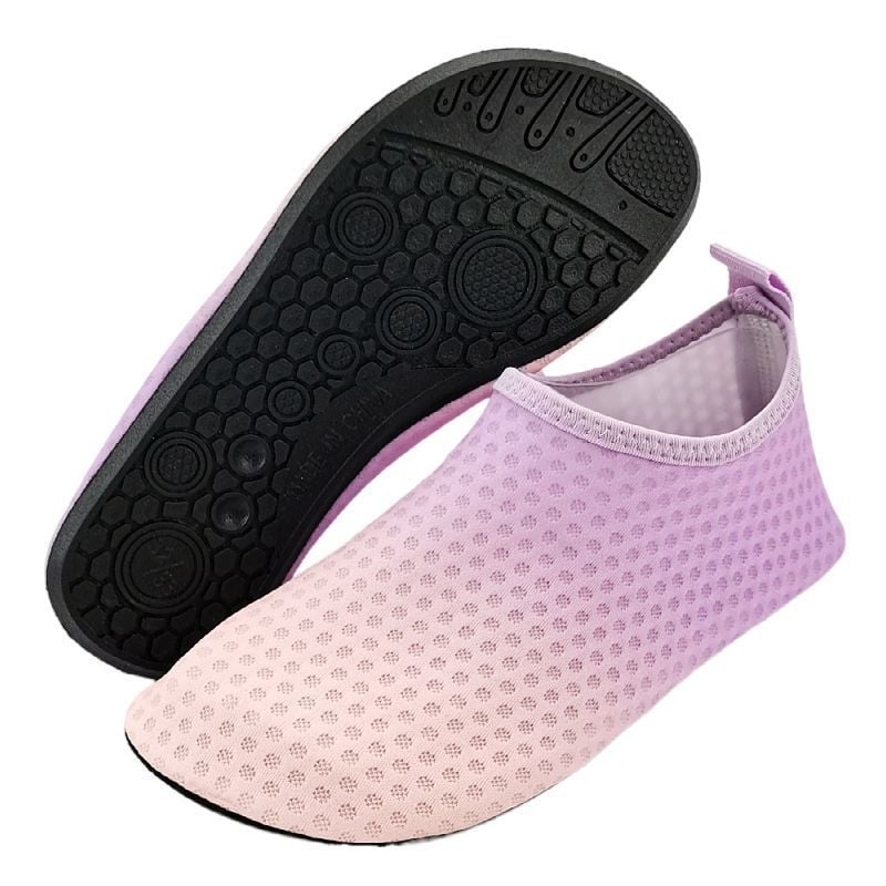 Unisex παπούτσια νερού για την παραλία με αντιολισθητική μαλακή σόλα, διαπνέον επάνω μέρος από ελαστικό υλικό, γρήγορο στέγνωμα, σόλα TPR