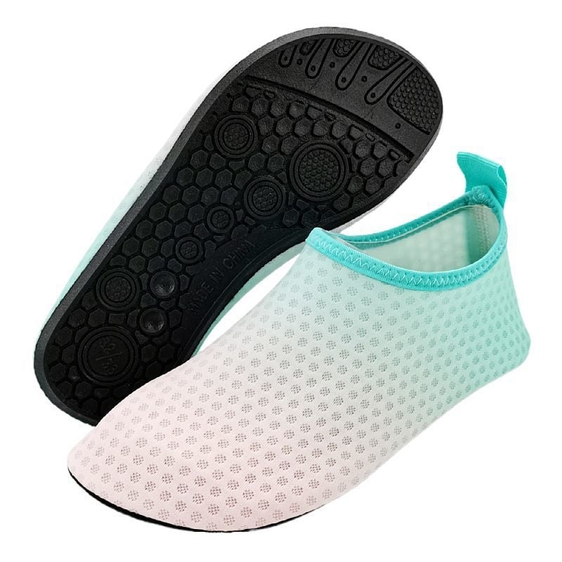 Unisex παπούτσια νερού για την παραλία με αντιολισθητική μαλακή σόλα, διαπνέον επάνω μέρος από ελαστικό υλικό, γρήγορο στέγνωμα, σόλα TPR