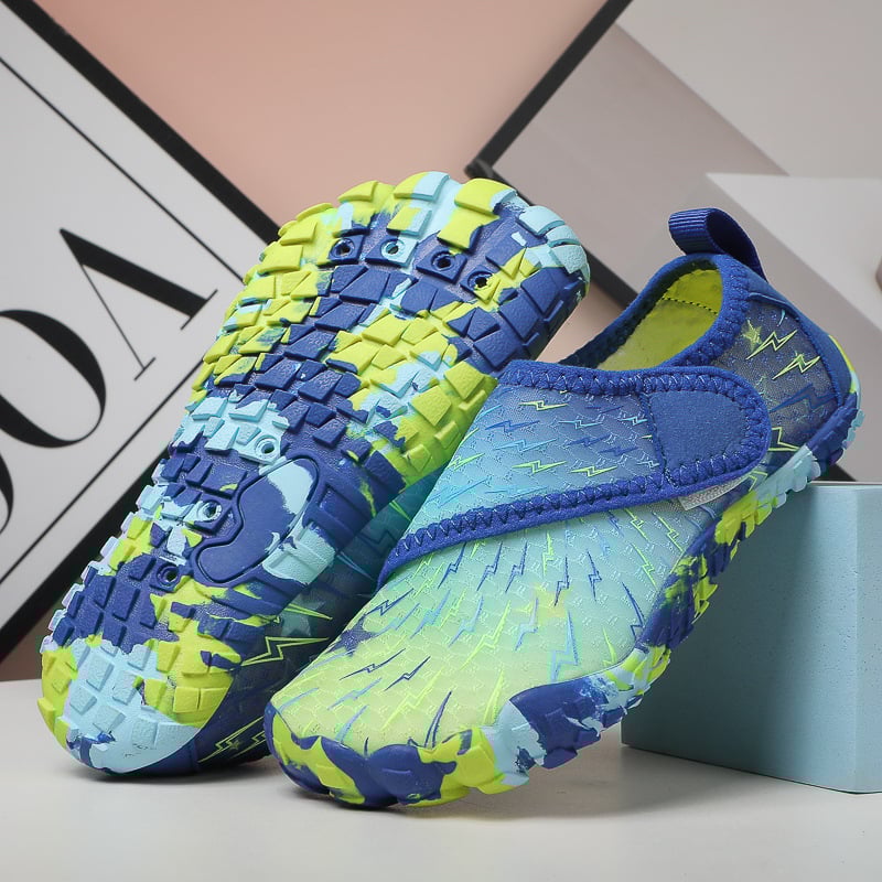 Παιδικά παπούτσια για περάσματα ποταμών – γρήγορο στέγνωμα, διαπνοή, αντιολισθητικά, χαμηλό άνω μέρος, EVA μεσαία σόλα και καουτσούκ εξωτερική σόλα