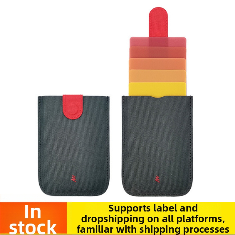 Unisex peňaženka na karty s výsuvnými vrstvami, Oxford látka, streetwear štýl, jar 2024