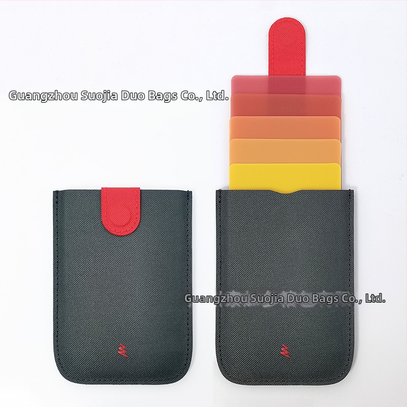 Unisex peňaženka na karty s výsuvnými vrstvami, Oxford látka, streetwear štýl, jar 2024