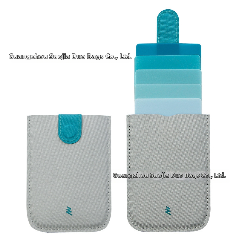 Unisex peňaženka na karty s výsuvnými vrstvami, Oxford látka, streetwear štýl, jar 2024