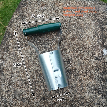 Sudový typ transplantéra pre domáce záhradníctvo, presádzanie zeleniny a kvetov, vyvŕtavanie otvorov, výkop sadeníc | Materiál: Iné | Typ: Lopata | Aplikácie: Domáce záhradníctvo