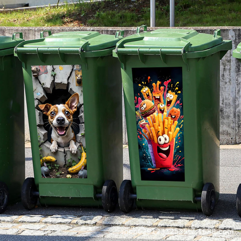 Autocolant decorativ de perete din PVC, impermeabil, autoadeziv, model abstract/floral/animal, 1 bucată, model plat