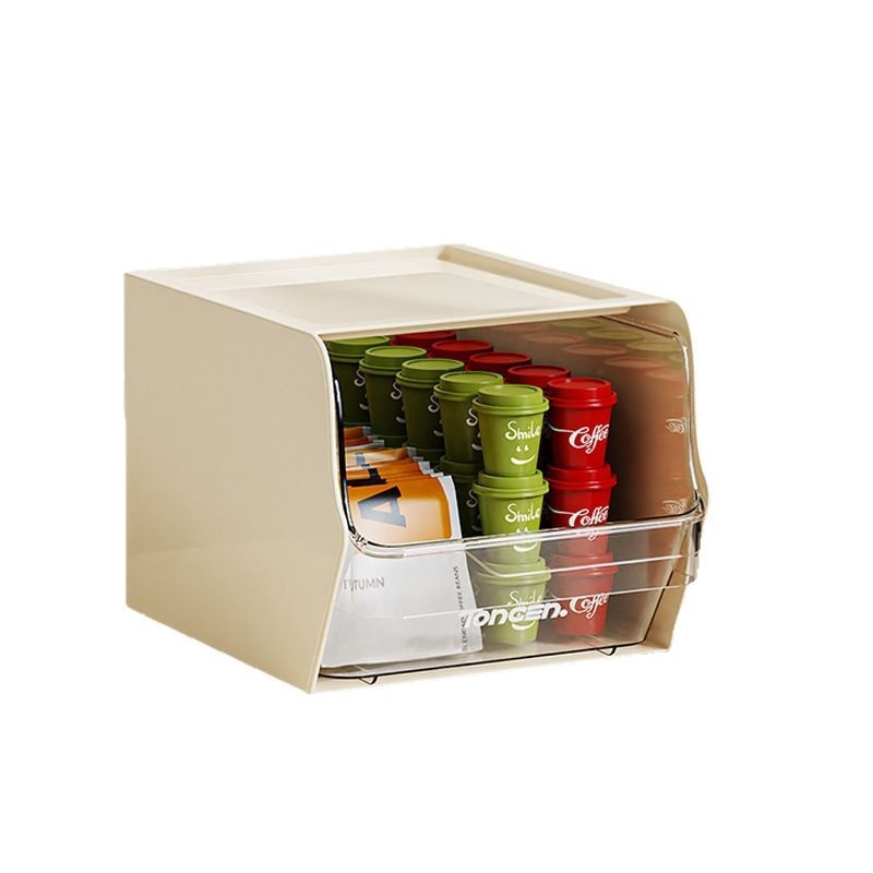 Ράφι αποθήκευσης τσαγιού και καψουλών καφέ — PET+PP, ιαπωνικού στυλ, επιτραπέζιο και τοίχου, κυκλοφόρησε το 2025