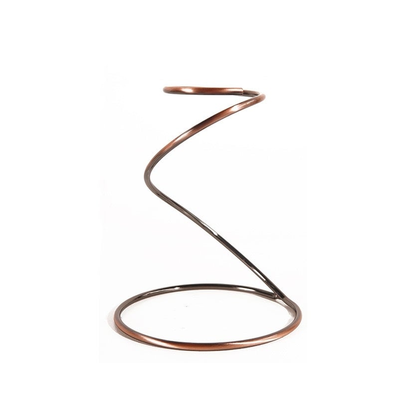 Kávový set: stojan na pour-over kávu so štýlom hadovitého tvaru držiaka filtra, kovová konštrukcia, ľahký luxusný retro štýl, prispôsobiteľný, Zhonggang