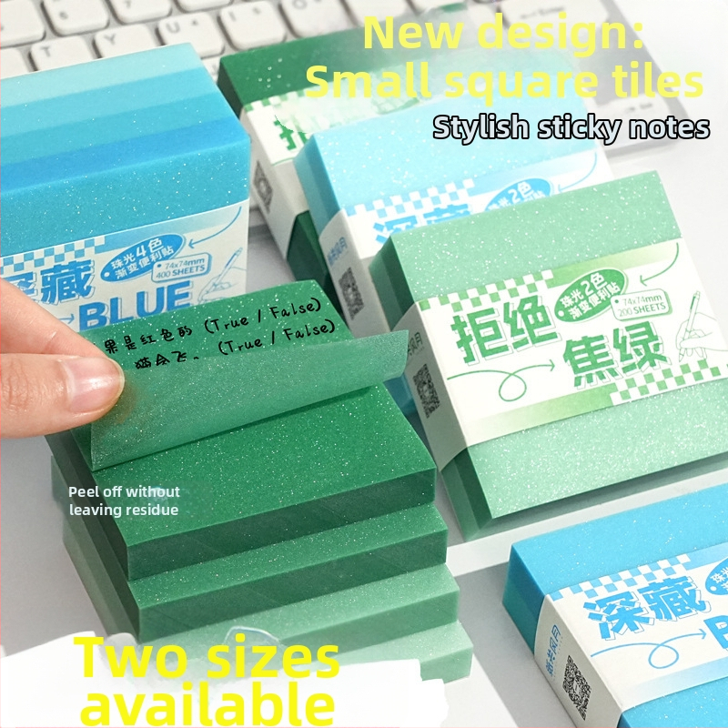 Brick stilia lipnios užrašų ir memo etiketės, lipusios: Taip, ženklas: yj, skaidrios etiketės, IP būsena: Neautorizuota