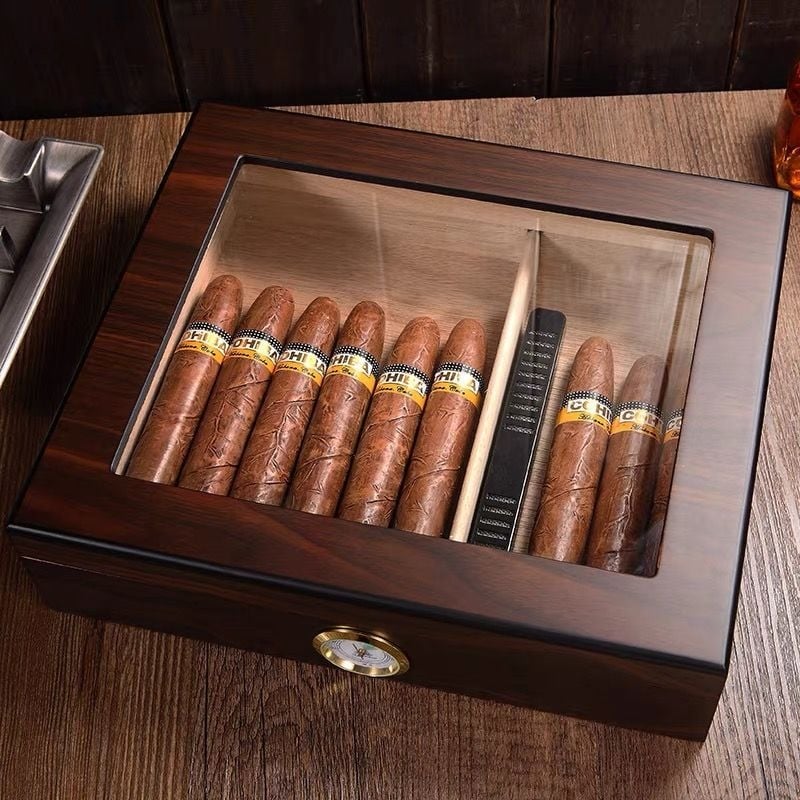 Cutie pentru trabucuri din lemn, stil lux ușor, export transfrontalier exclusiv