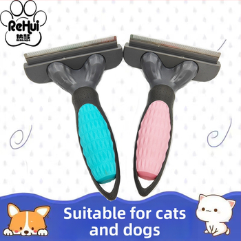 Pieptene pentru câini din fier inoxidabil, Hot Hui — ambalaj 100 bucăți, potrivit pentru câini