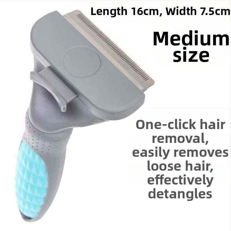 Pieptene pentru câini din fier inoxidabil, Hot Hui — ambalaj 100 bucăți, potrivit pentru câini