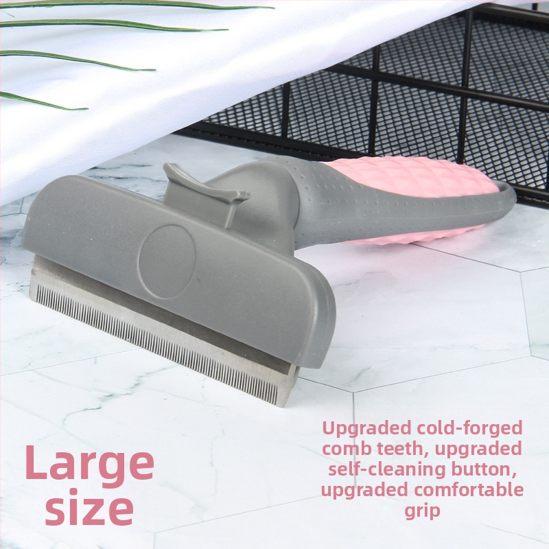 Pieptene pentru câini din fier inoxidabil, Hot Hui — ambalaj 100 bucăți, potrivit pentru câini