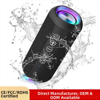 Ortizan X10 Bezdrôtový Bluetooth Reproduktor s IPX7, 16W, 2 Reproduktory, Vstavaná Batéria 2000-4000mAh, Bluetooth 5.0