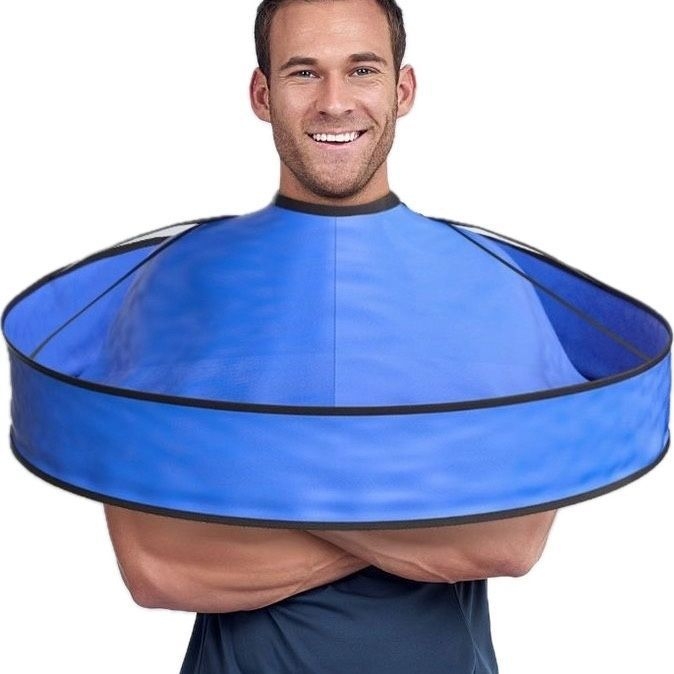 Kadernícky plášť s krčným šálom, proti prilepeniu povrch, pre dospelých (dospelý, proti prilepeniu)