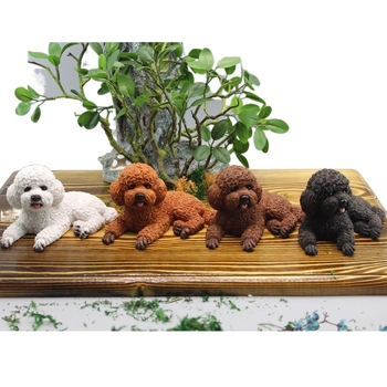 Αξεσουάρ εσωτερικού αυτοκινήτου: μοντέλο κουταβιού για κεντρική κονσόλα, μοντέρνος σχεδιασμός, συνθετική ρητίνη, ευλογία