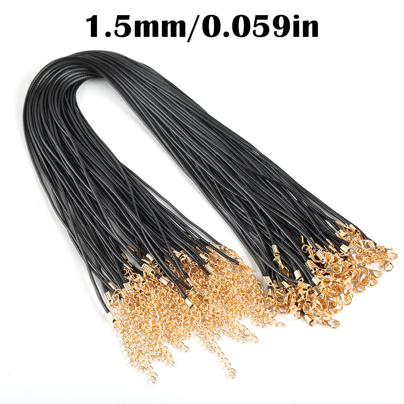 DIY náhrdelník šnúr – voskovaný drôt zliatina, elektroplátované (letné 2025)