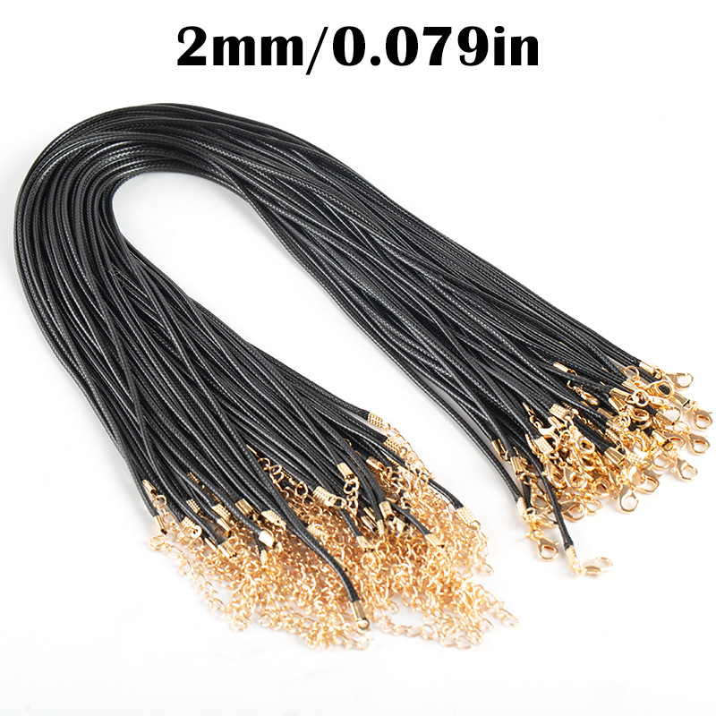 DIY náhrdelník šnúr – voskovaný drôt zliatina, elektroplátované (letné 2025)