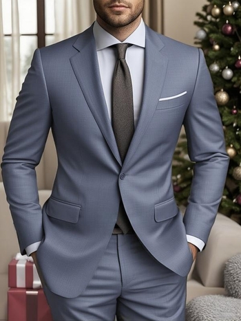 Pánsky Corduroy kostým, ohňovzdorný, Slim-Fit, pre administratívnu/súdnu uniformu, jar 2025